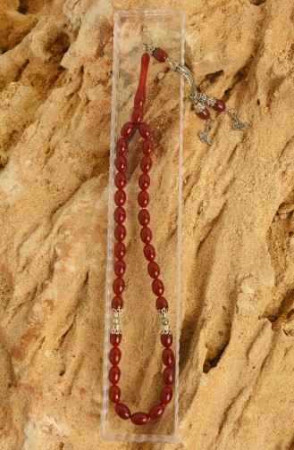 Claret red Rosary 0036-02