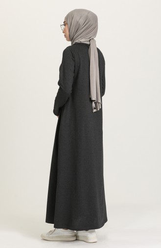 Anthracite Hijab Dress 3279-15