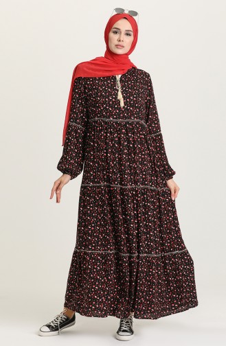 Robe Hijab Noir 21Y8244B-01