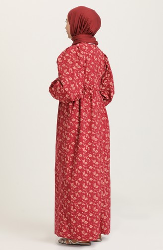 Robe Hijab Bordeaux 21Y8323-01
