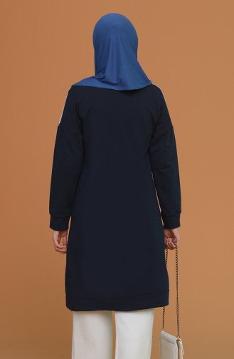 Navy Blue Tuniek 1056-02