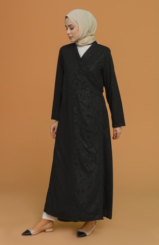 Black Prayer Dress 1010A-02