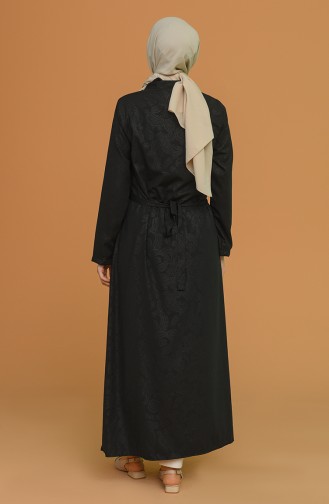 Black Prayer Dress 1010A-02