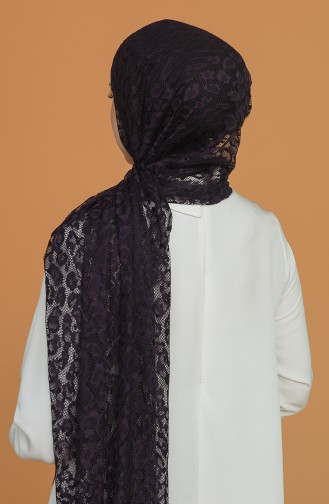 Dark Purple Sjaal 8035-03