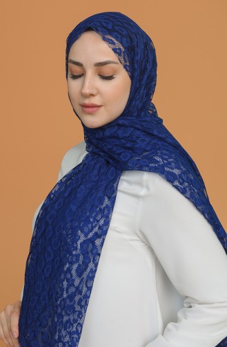 Light Navy Blue Shawl 8035-04