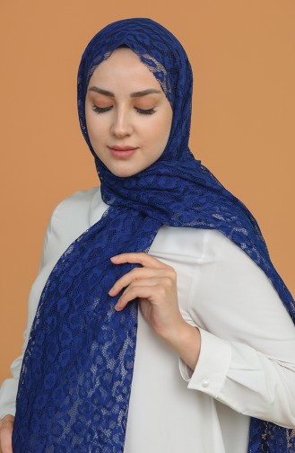 Light Navy Blue Shawl 8035-04