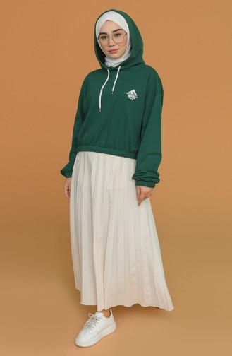 Sweatshirt Vert 1122-02