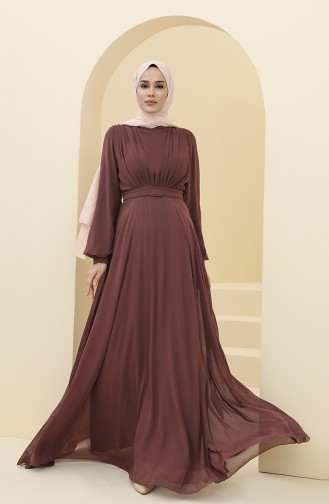 Habillé Hijab Rose Pâle Foncé 5422-10