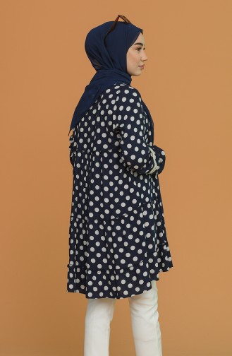 Navy Blue Tuniek 5281-01