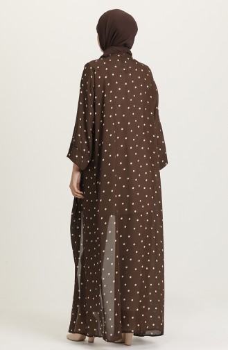 Brown Abaya 0808-01