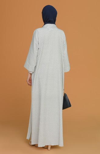 Abayas Blanc 0902-01