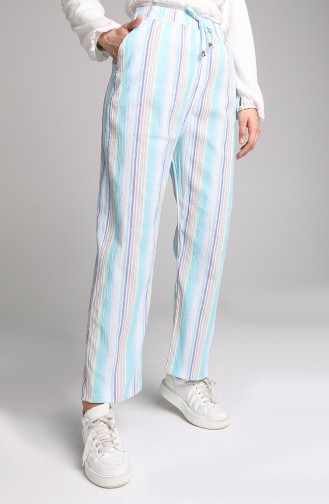 Pantalon Bleu 0153-02