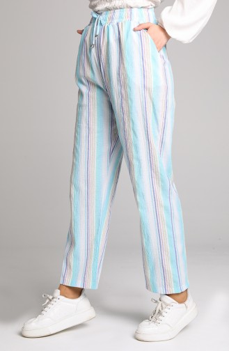 Pantalon Bleu 0153-02