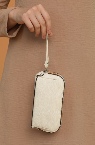 Beige Portfolio Hand Bag 1214-05