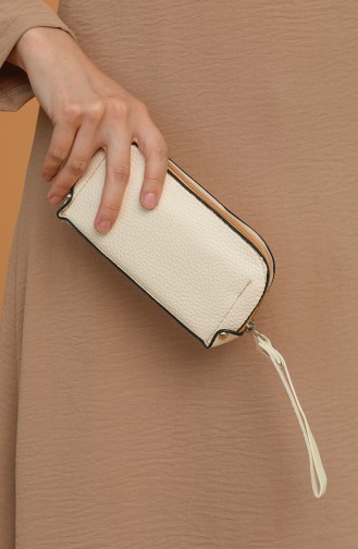 Beige Portfolio Hand Bag 1214-05