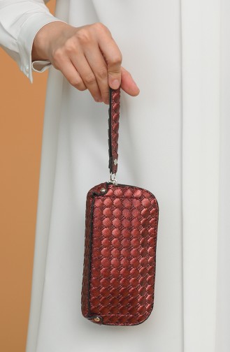Claret red Portfolio Hand Bag 1214-206
