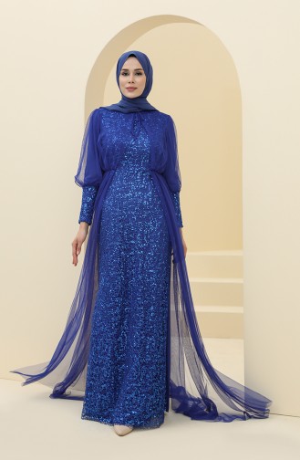 Habillé Hijab Blue roi 5346-17