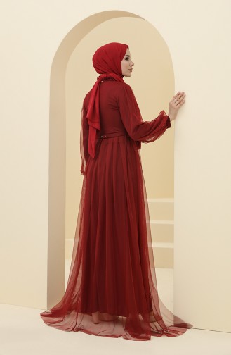 Habillé Hijab Bordeaux 5383-16