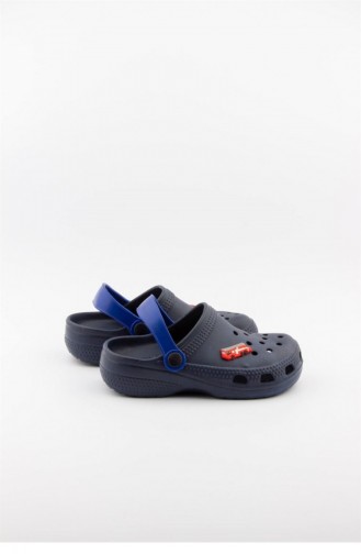 Blue Summer slippers 3519.MM LACIVERT-MAVI