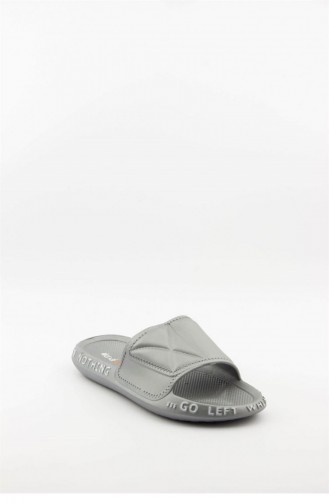 Silver Gray Summer slippers 3694.MM GUMUS