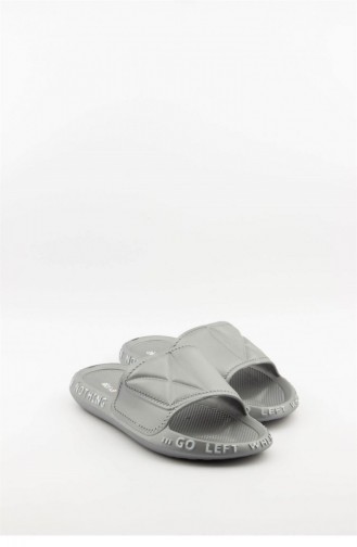 Silver Gray Summer slippers 3694.MM GUMUS