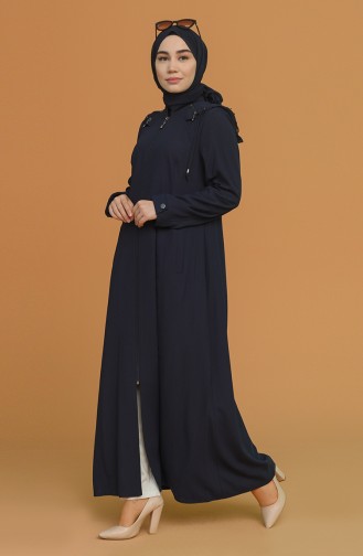 Abayas Bleu Marine 0426-04