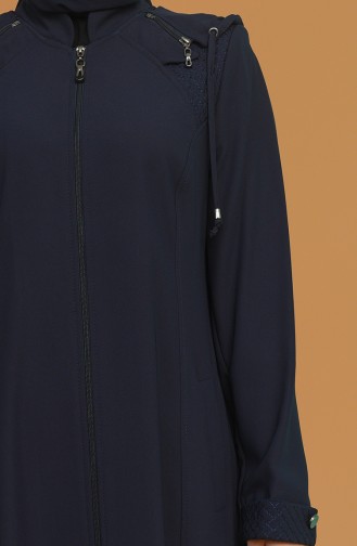 Navy Blue Abaya 0426-04