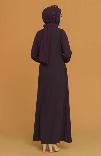 Plum Abaya 5027-02