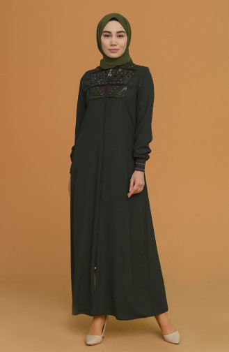 Khaki Abayas 5027-03