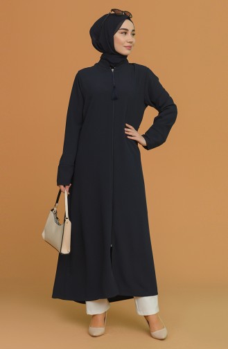 Navy Blue Abaya 1070-01