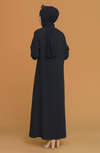 Abayas Bleu Marine 1070-01