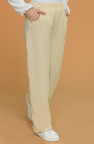 Cream Pants 1021-03