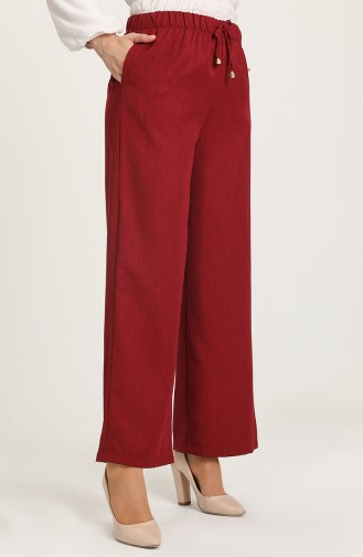 Claret Red Pants 2147-02