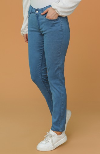 Pantalon Bleu Jean 0761-01