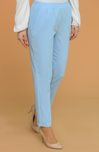 Pantalon Bleu Glacé 9046-07