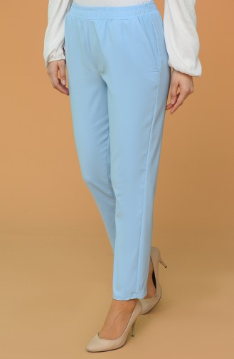 Pantalon Bleu Glacé 9046-07