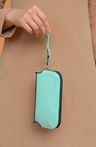 Green Portfolio Clutch 1214-219