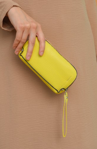 Yellow Portfolio Hand Bag 1214-887