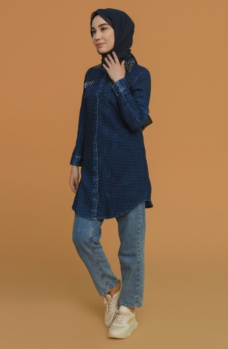 Navy Blue Tunics 0957-01