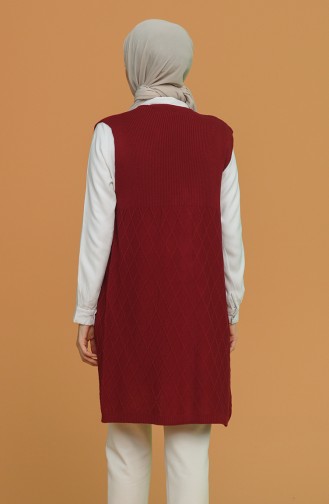 Gilet Sans Manches Bordeaux 4314-03