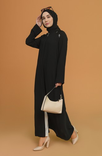 Black Abaya 1053A-01