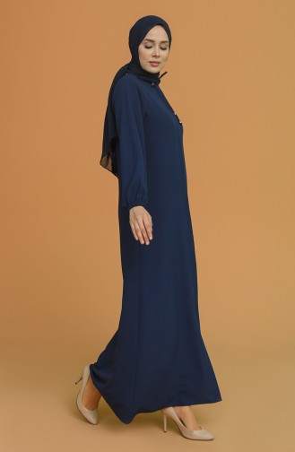 Abayas Bleu Marine 1026-01