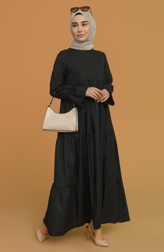 Robe Hijab Noir 0709-01