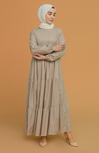 Mink Hijab Dress 0712-04