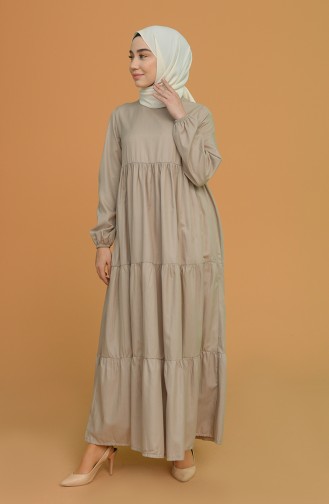 Mink Hijab Dress 0712-04