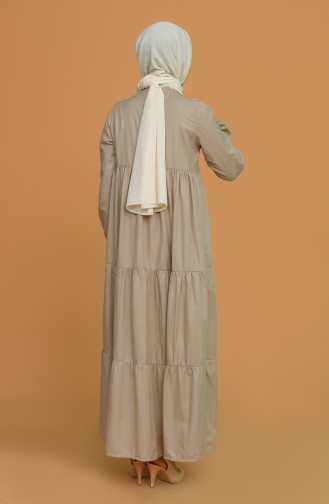 Mink Hijab Dress 0712-04