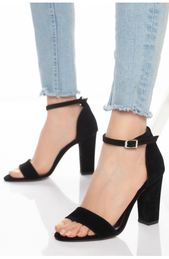 Black High-Heel Shoes 0093-01