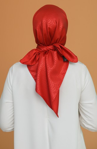 Twill Gofre Eşarp 15266-21 Kırmızı