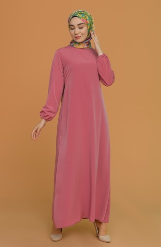 Dusty Rose İslamitische Jurk 78523-01
