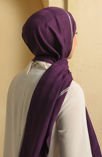 Dark Purple Sjaal 15265-15